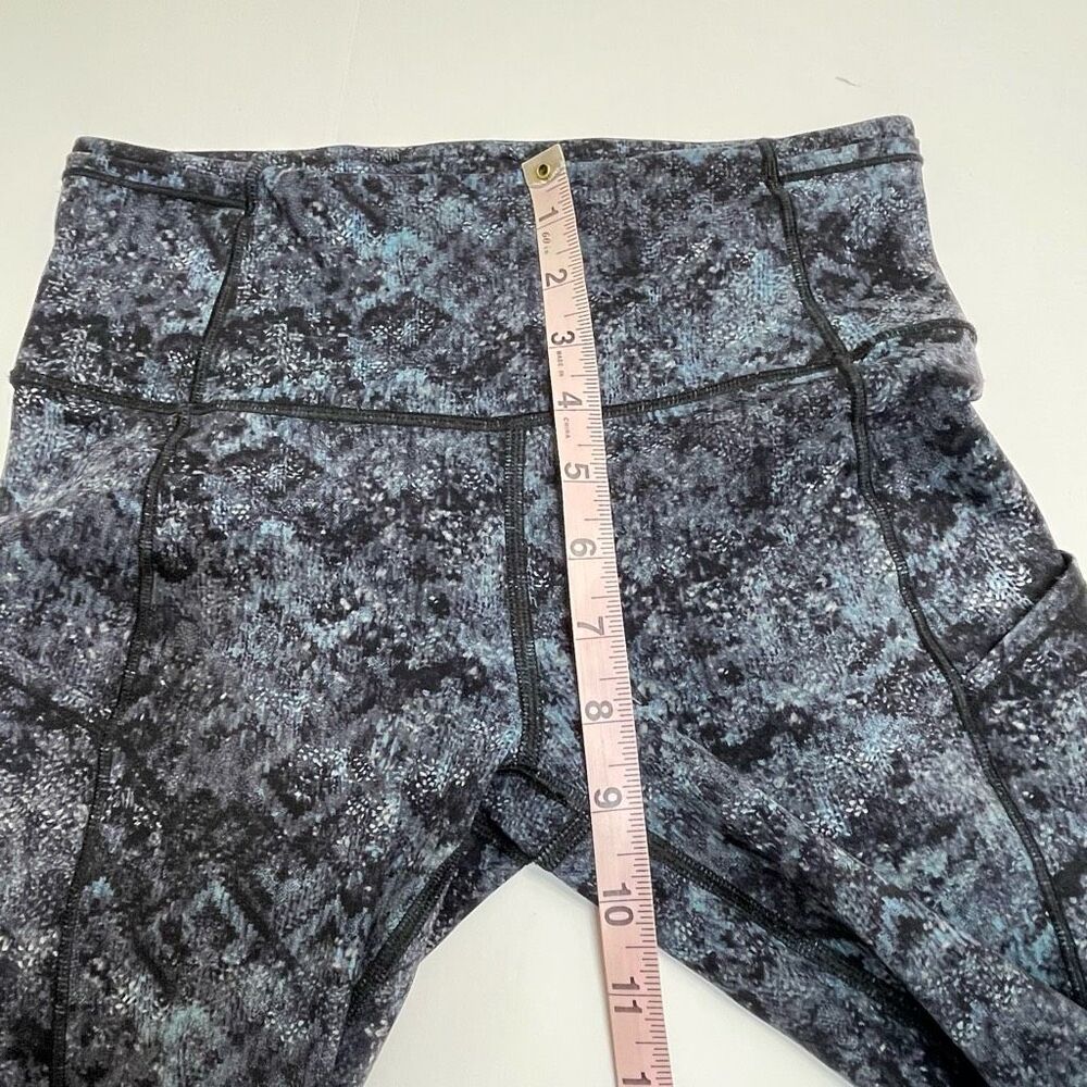 Lululemon 7/8 Tight Fairisle Multi Black Size 6 - Picture 6 of 11